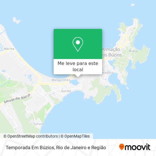 Temporada Em Búzios mapa