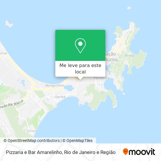 Pizzaria e Bar Amarelinho mapa