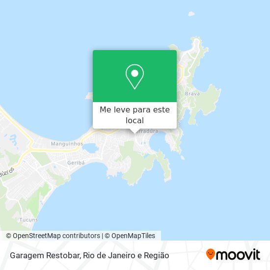 Garagem Restobar mapa