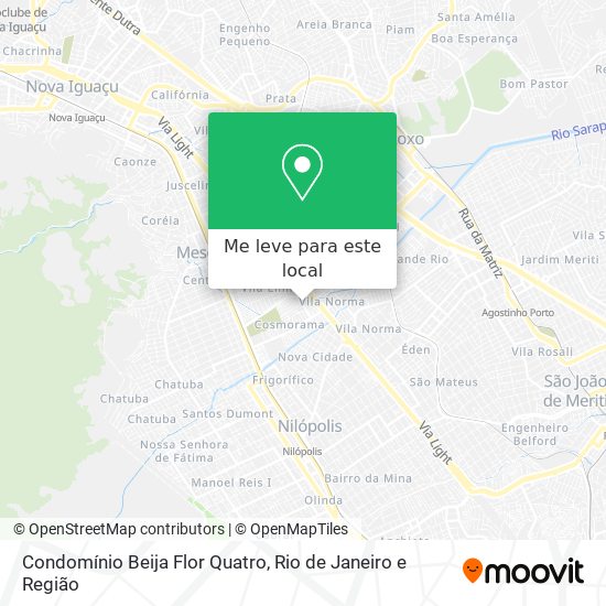 Condomínio Beija Flor Quatro mapa