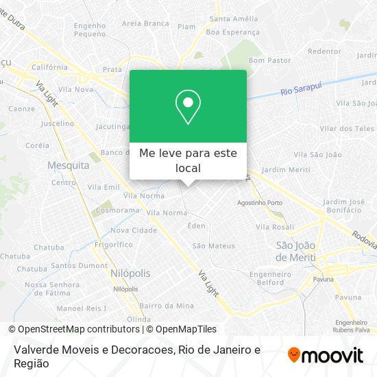 Valverde Moveis e Decoracoes mapa