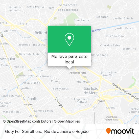 Guty Fer Serralheria mapa