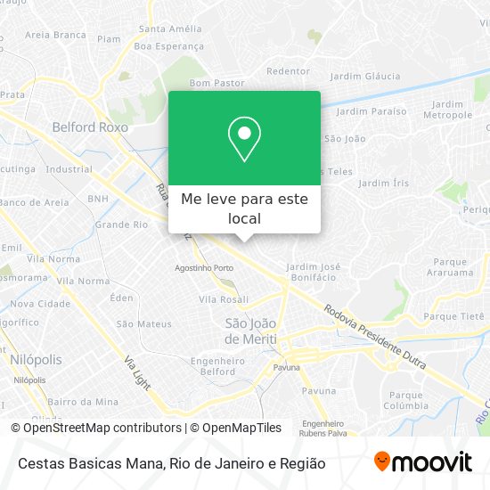Cestas Basicas Mana mapa