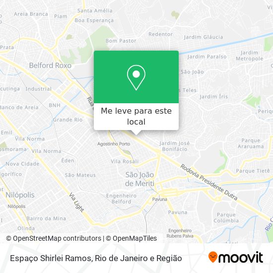 Espaço Shirlei Ramos mapa