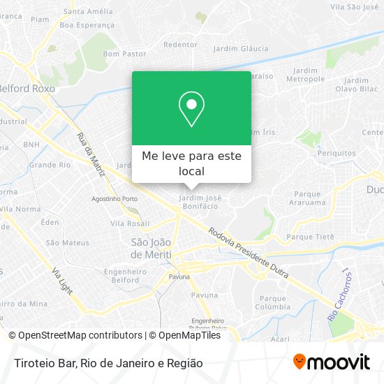Tiroteio Bar mapa