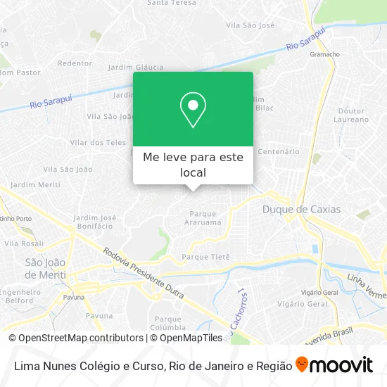 Lima Nunes Colégio e Curso mapa