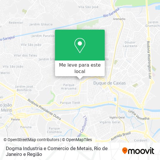 Dogma Industria e Comercio de Metais mapa