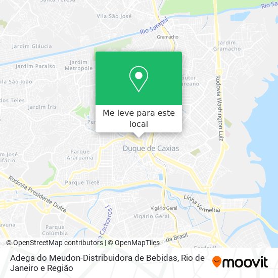 Adega do Meudon-Distribuidora de Bebidas mapa
