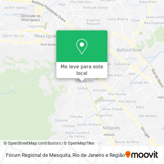 Fórum Regional de Mesquita mapa