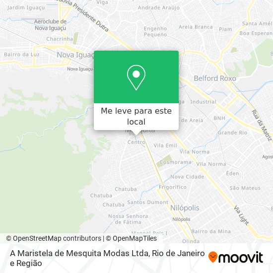 A Maristela de Mesquita Modas Ltda mapa