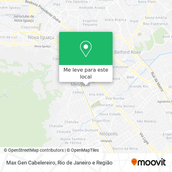 Max Gen Cabelereiro mapa