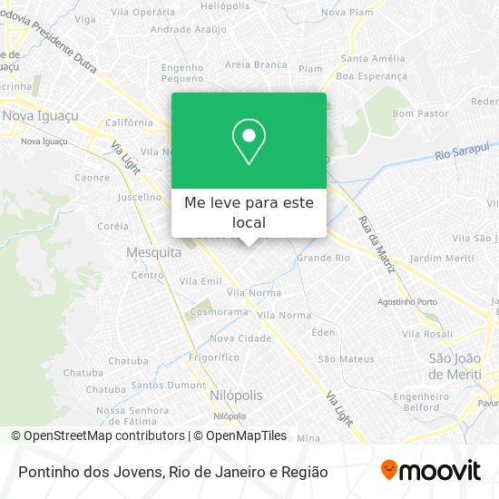 Pontinho dos Jovens mapa