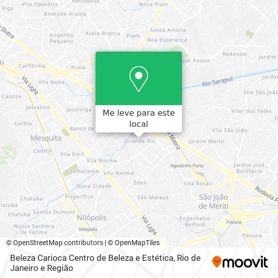 Beleza Carioca Centro de Beleza e Estética mapa