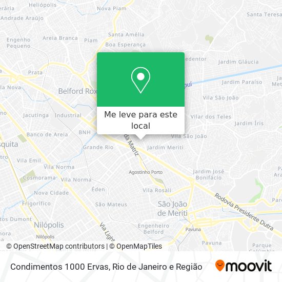 Condimentos 1000 Ervas mapa