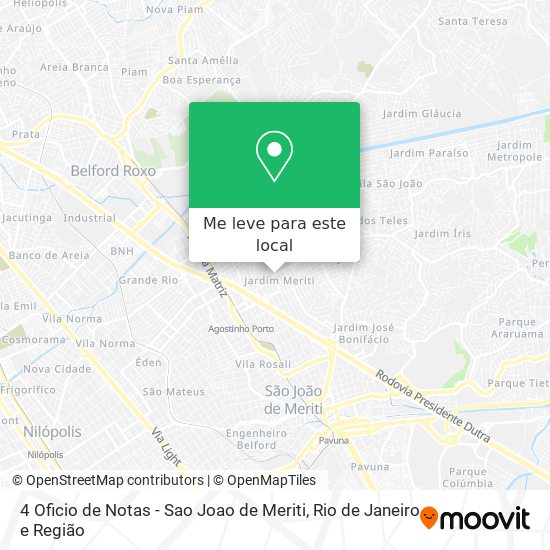 4 Oficio de Notas - Sao Joao de Meriti mapa
