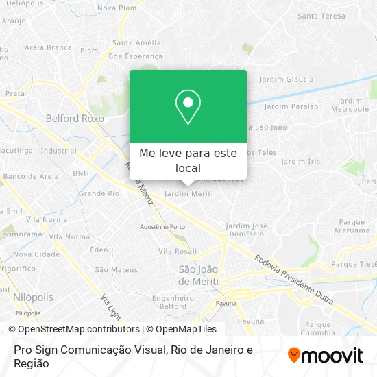 Pro Sign Comunicação Visual mapa