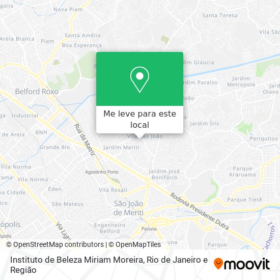 Instituto de Beleza Miriam Moreira mapa