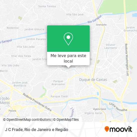 J C Frade mapa