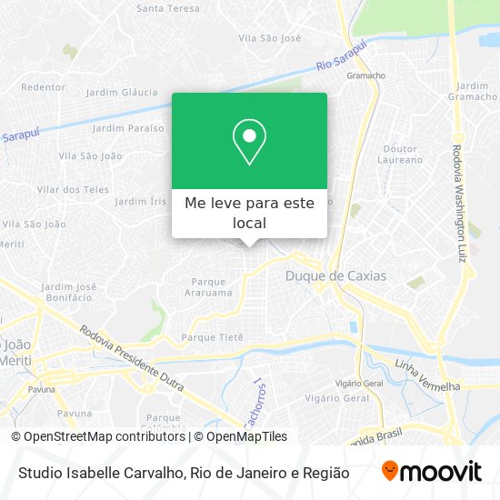 Studio Isabelle Carvalho mapa