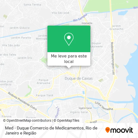 Med - Duque Comercio de Medicamentos mapa