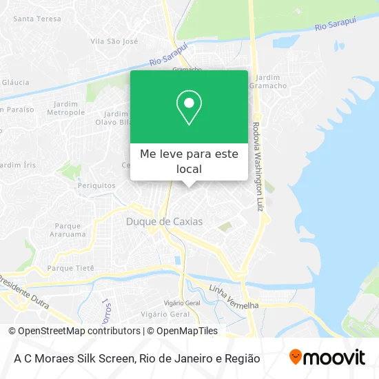 A C Moraes Silk Screen mapa