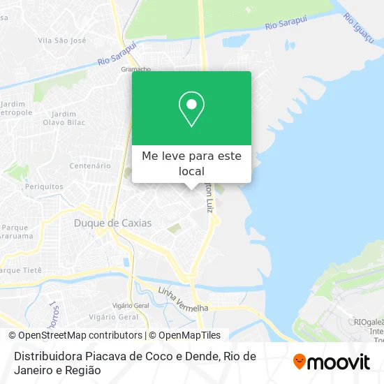 Distribuidora Piacava de Coco e Dende mapa