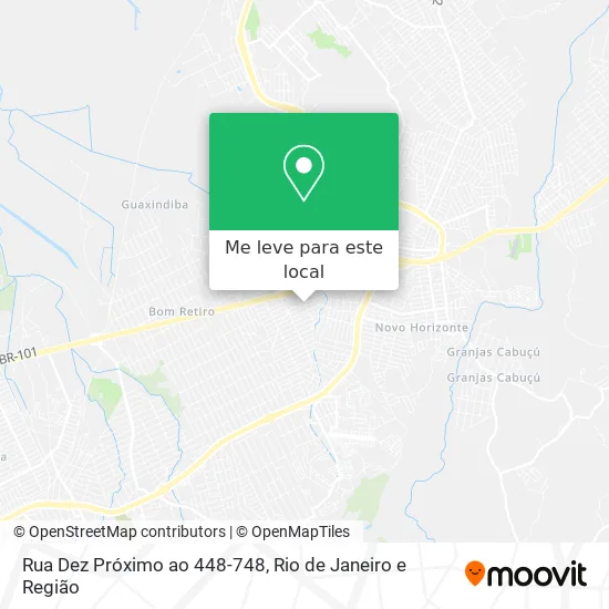 Rua Dez Próximo ao 448-748 mapa