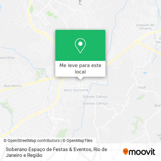 Soberano Espaço de Festas & Eventos mapa