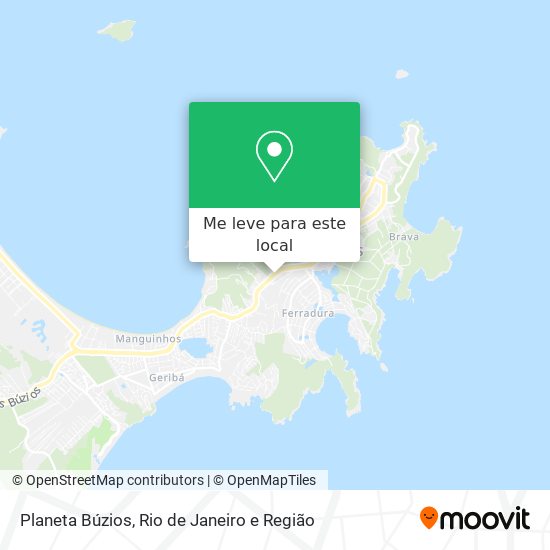 Planeta Búzios mapa