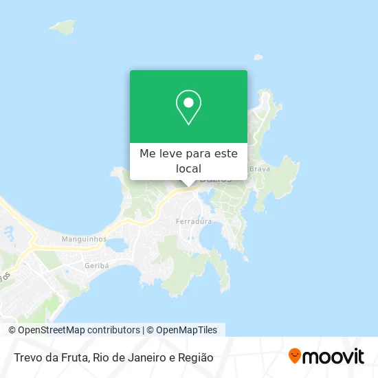 Trevo da Fruta mapa