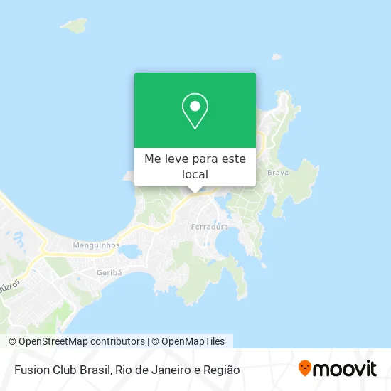 Fusion Club Brasil mapa