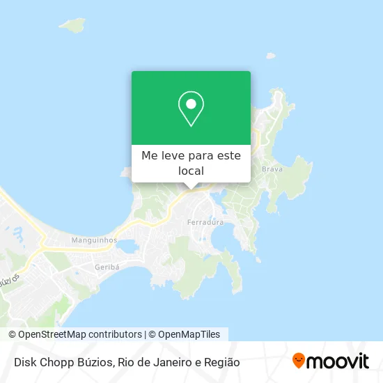 Disk Chopp Búzios mapa