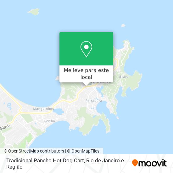 Tradicional Pancho Hot Dog Cart mapa