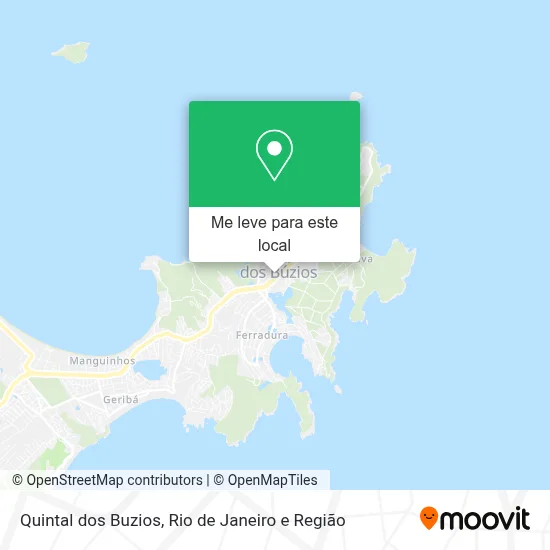 Quintal dos Buzios mapa