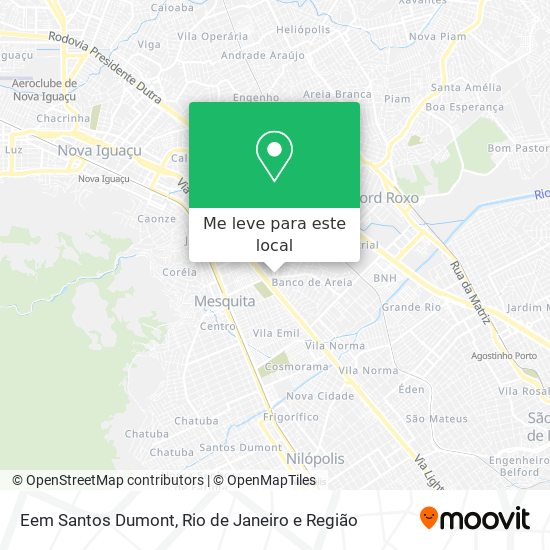 Eem Santos Dumont mapa