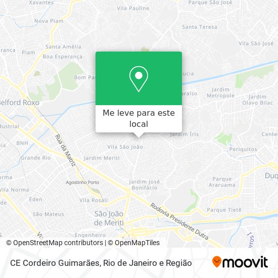 CE Cordeiro Guimarães mapa