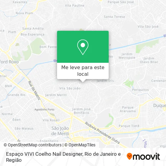 Espaço VIVI Coelho Nail Designer mapa