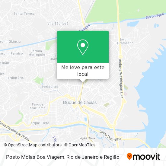 Posto Molas Boa Viagem mapa