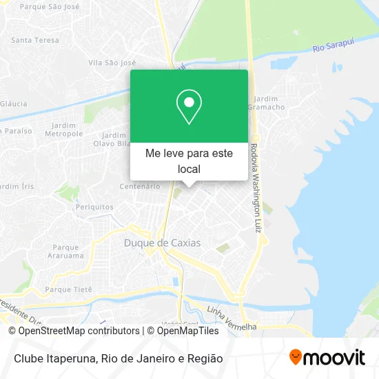 Clube Itaperuna mapa