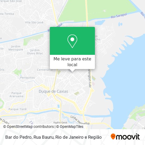 Bar do Pedro, Rua Bauru mapa