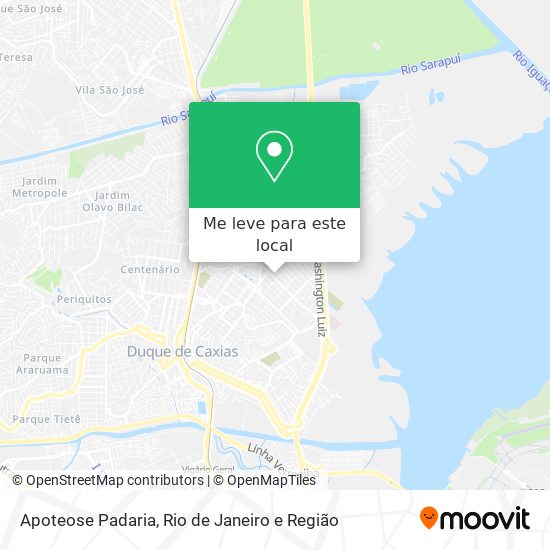 Apoteose Padaria mapa