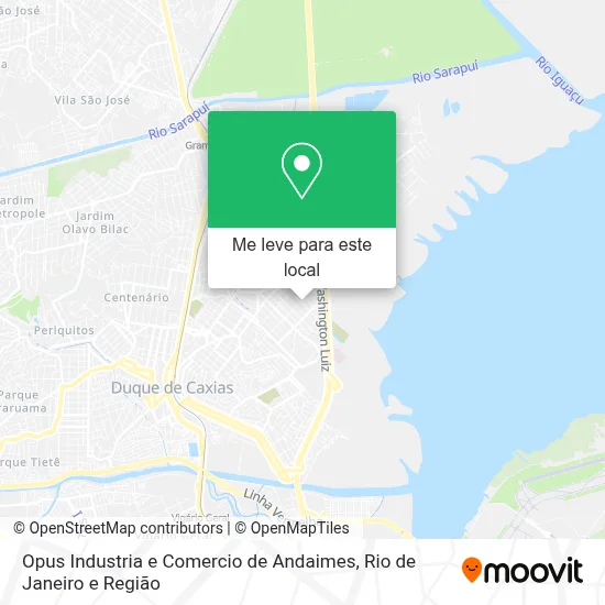 Opus Industria e Comercio de Andaimes mapa