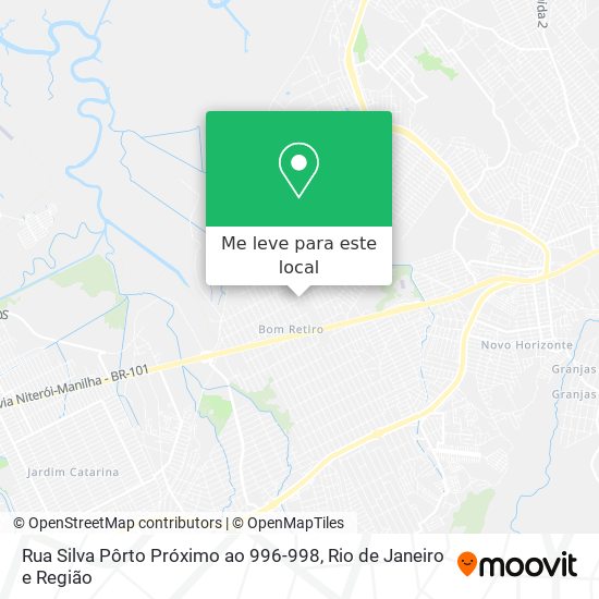 Rua Silva Pôrto Próximo ao 996-998 mapa