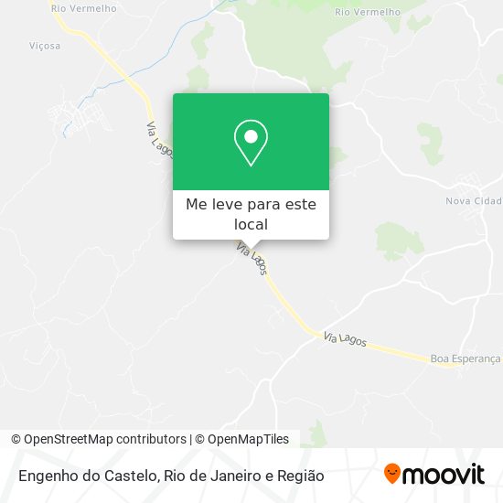 Engenho do Castelo mapa