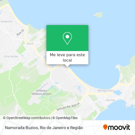 Namorada Buzios mapa