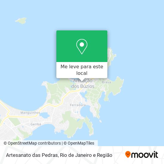 Artesanato das Pedras mapa