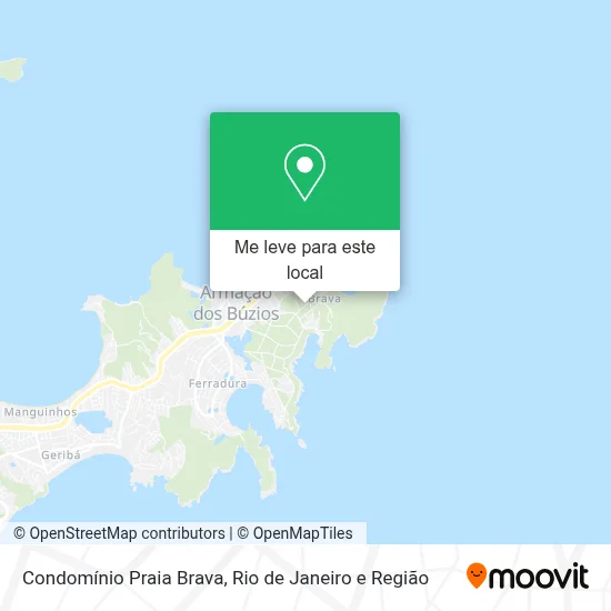 Condomínio Praia Brava mapa