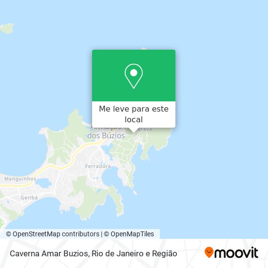 Caverna Amar Buzios mapa