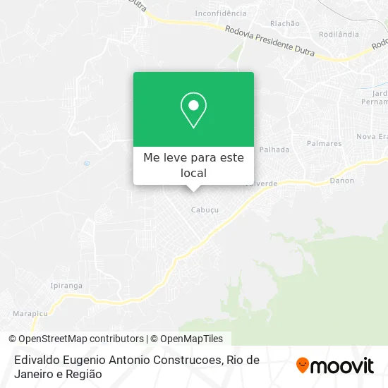 Edivaldo Eugenio Antonio Construcoes mapa