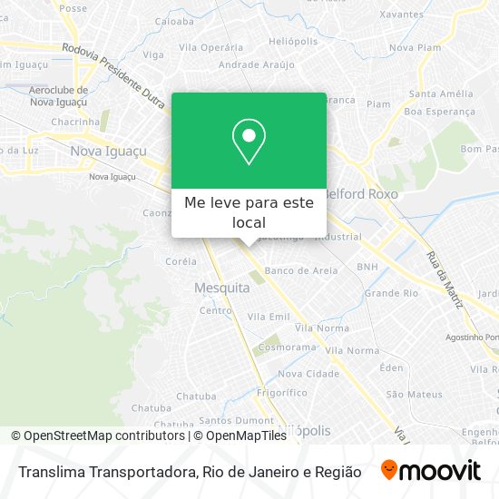 Translima Transportadora mapa